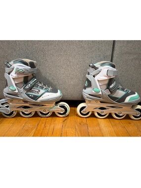 Adjustable Grey Mint Inline Skates